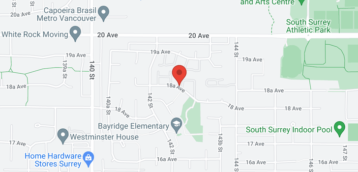 map of 105 14271 18A AVENUE